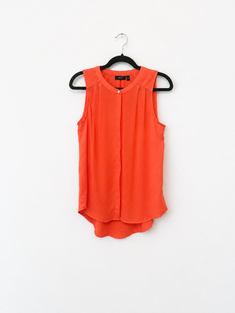 APT9 Coral Sleeveless Button Up Flowy Top Size Small